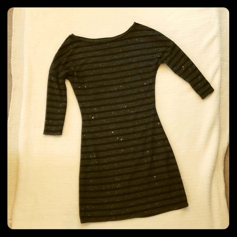 Sparkly Sweater Dress